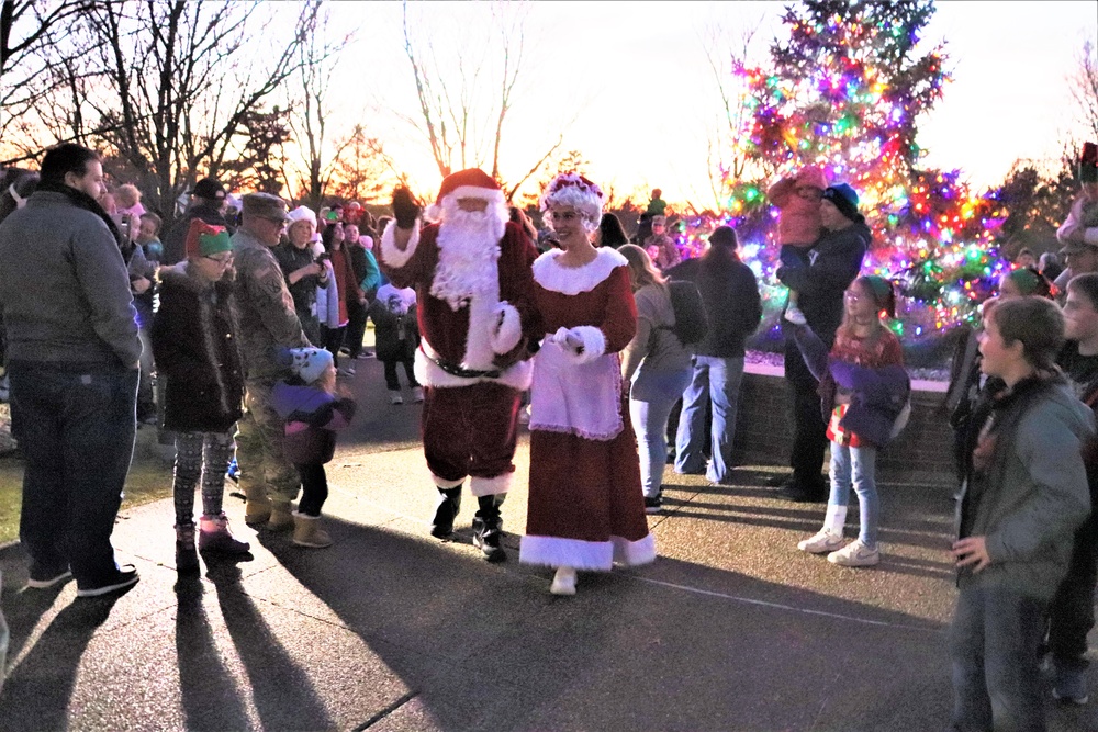 Hundreds attend Fort McCoy’s 2023 Christmas Tree Lighting event to kick-off holiday season