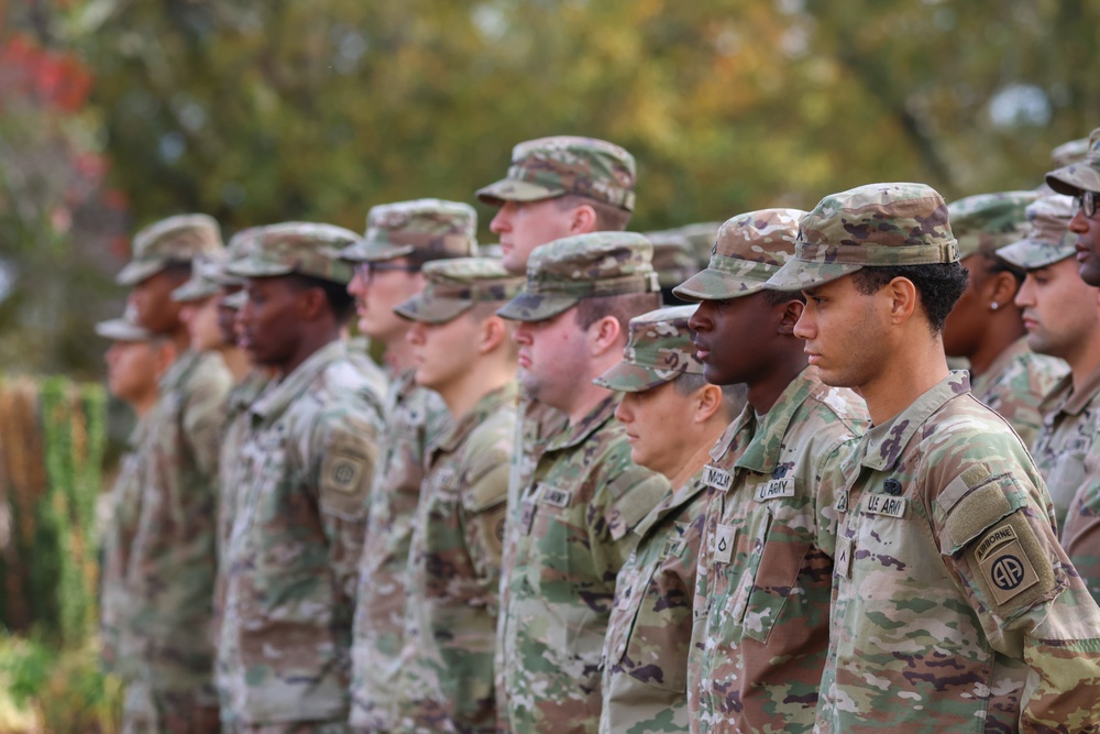 82nd Airborne Division Sustainment Brigade Beret Donning Ceremony