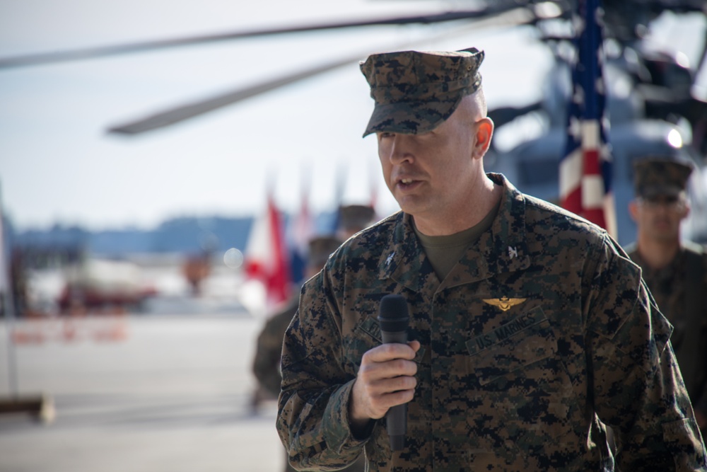 Marine Aviation Logistics Squadron (MALS) 29 deactivation ceremony