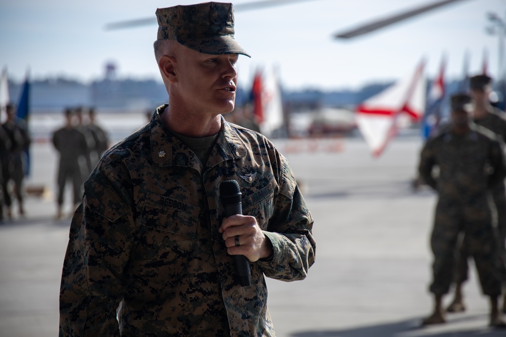 Marine Aviation Logistics Squadron (MALS) 29 deactivation ceremony