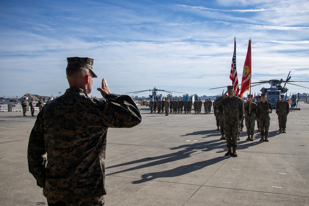 Marine Aviation Logistics Squadron (MALS) 29 deactivation ceremony