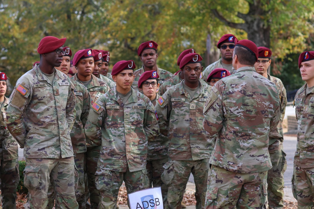 82nd Airborne Division Sustainment Brigade Beret Donning Ceremony