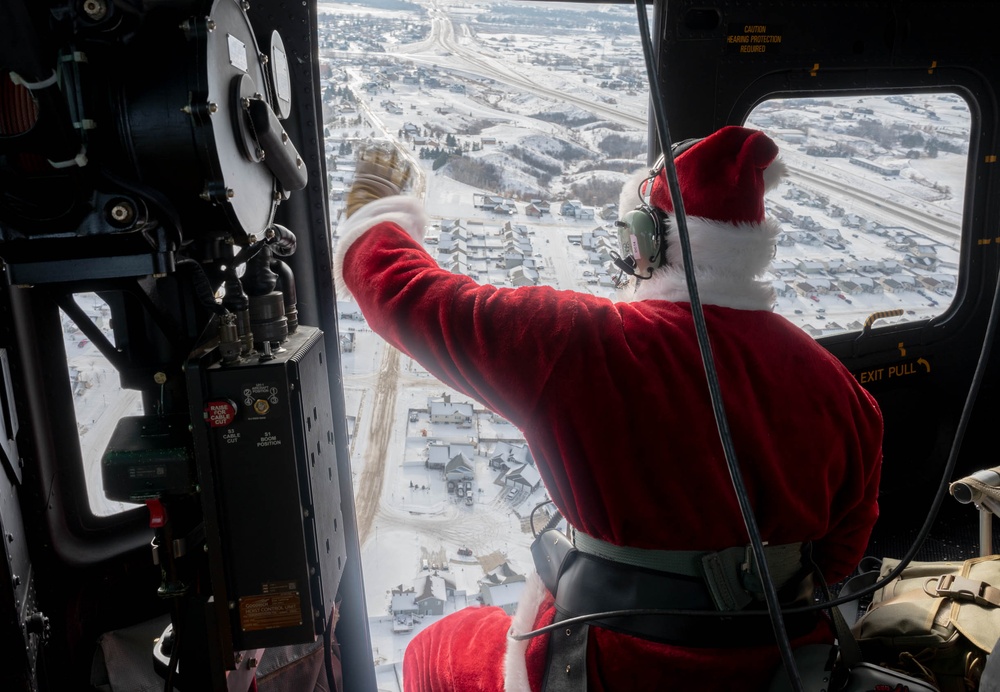 Santa takes flight with the 54th Helicopter Squadron