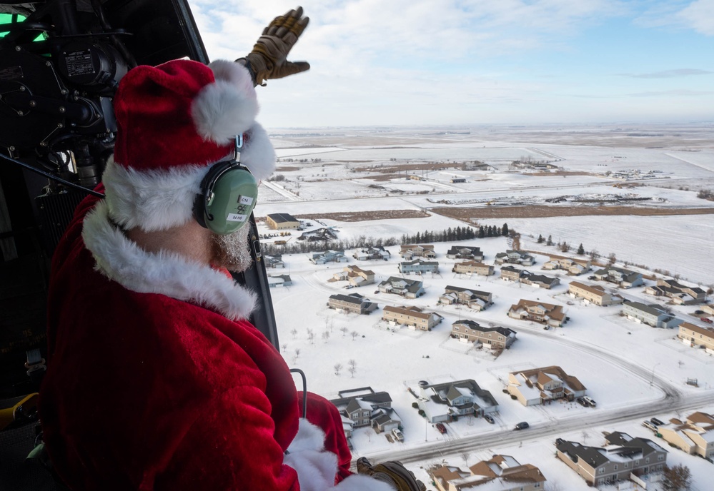 Santa takes flight with the 54th Helicopter Squadron