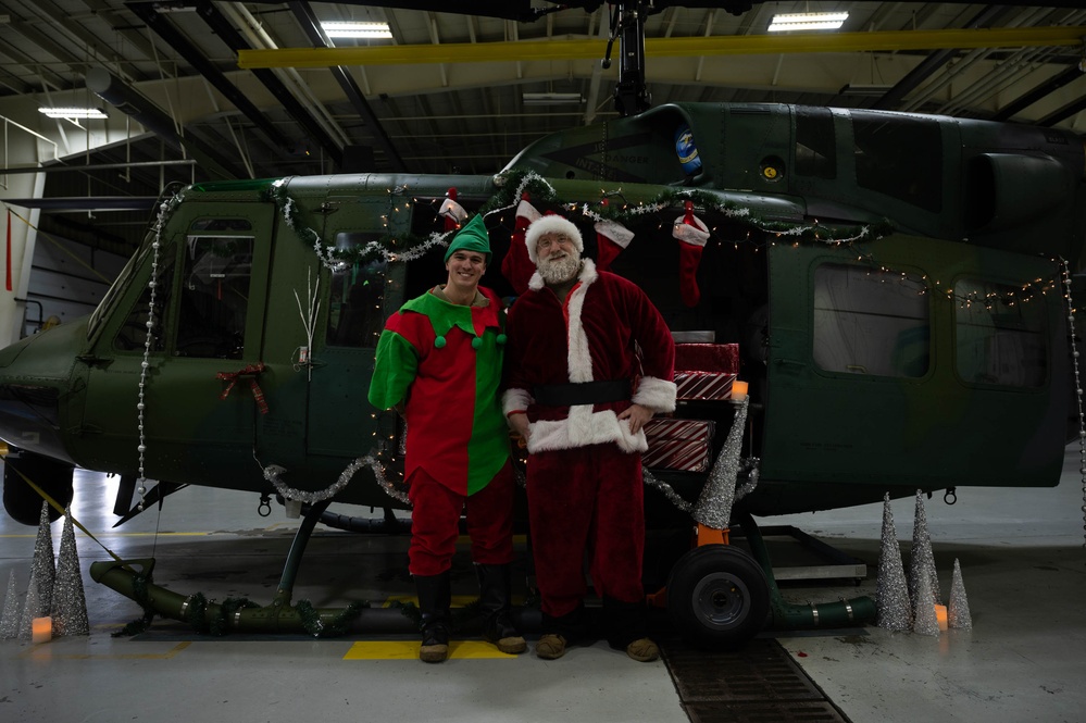 Santa takes flight with the 54th Helicopter Squadron