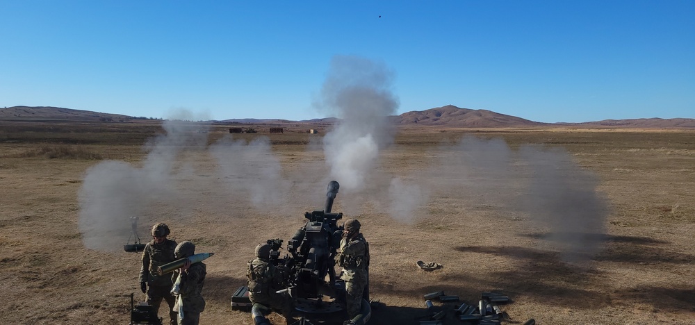 M119 Range Operations conducted at Fort Sill