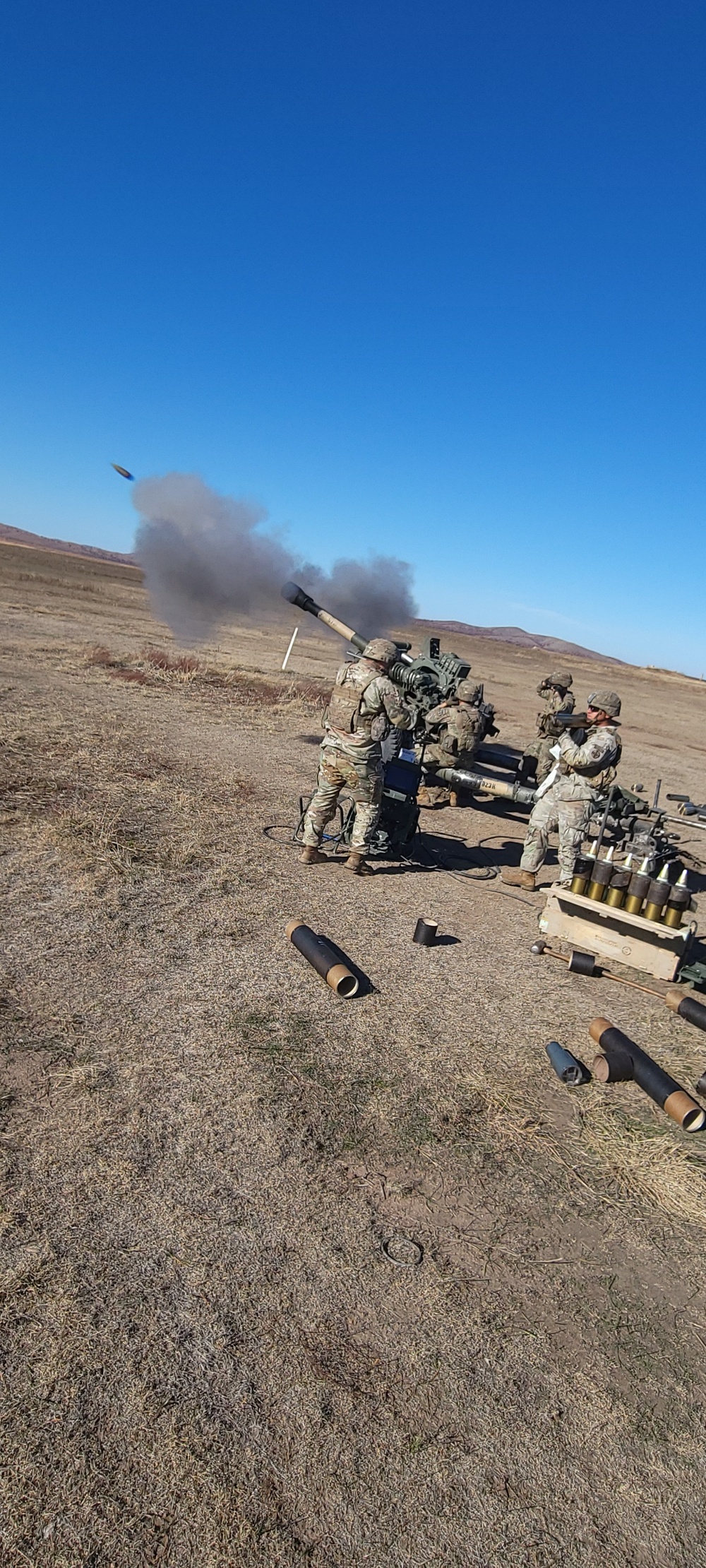 M119 Range Operations conducted at Fort Sill