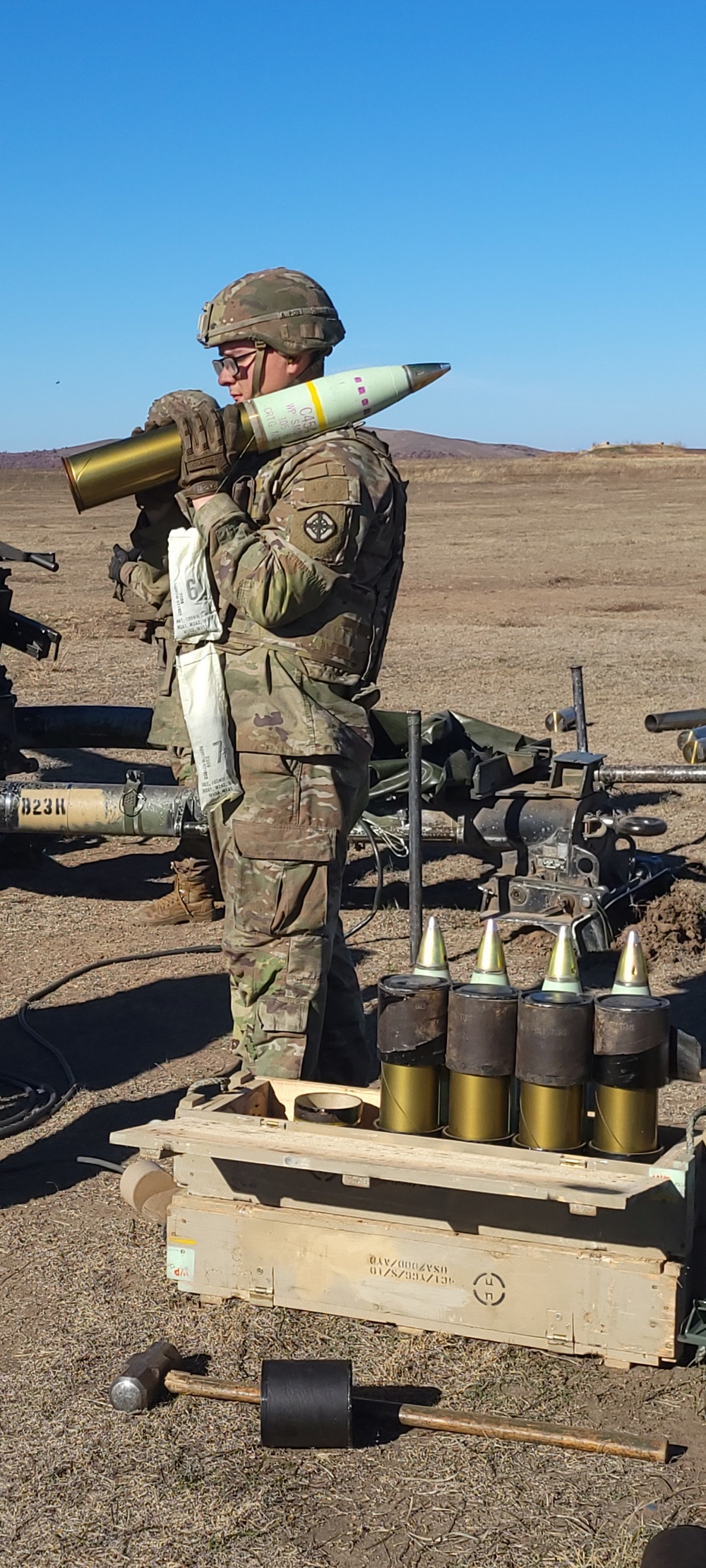 M119 Range Operations conducted at Fort Sill