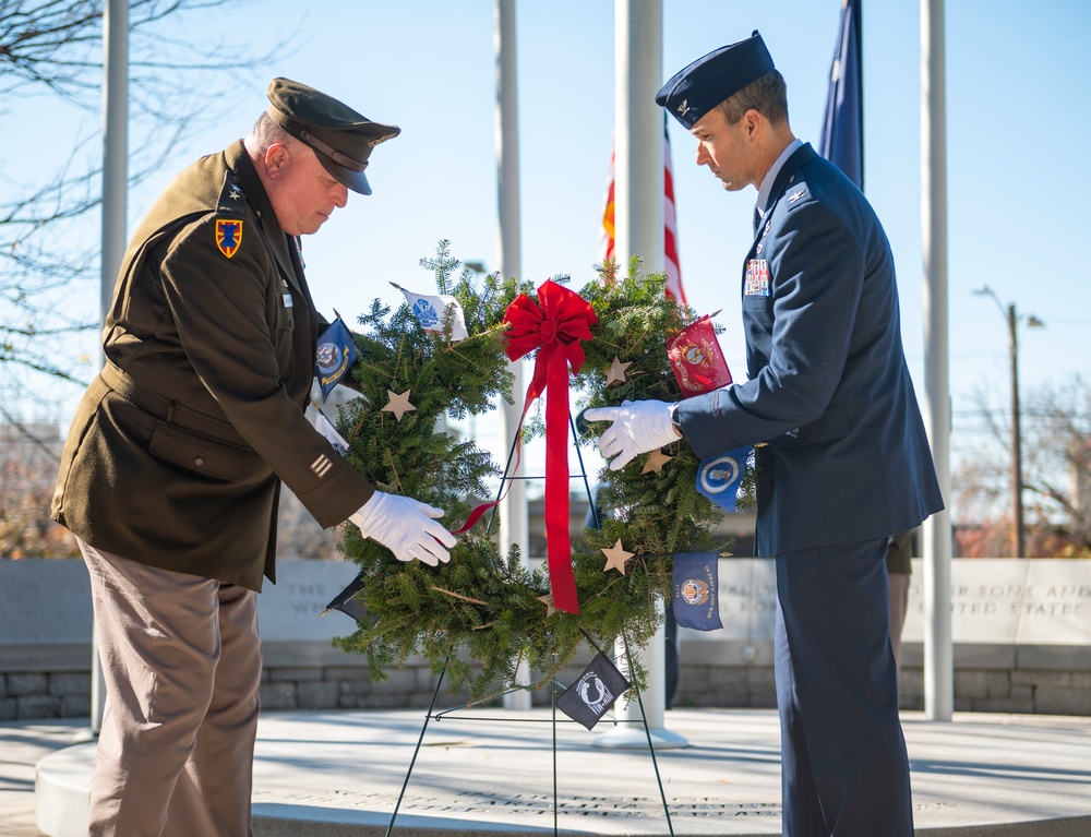 South Carolina National Guard participates in wreath laying ceremony in honor of fallen service members