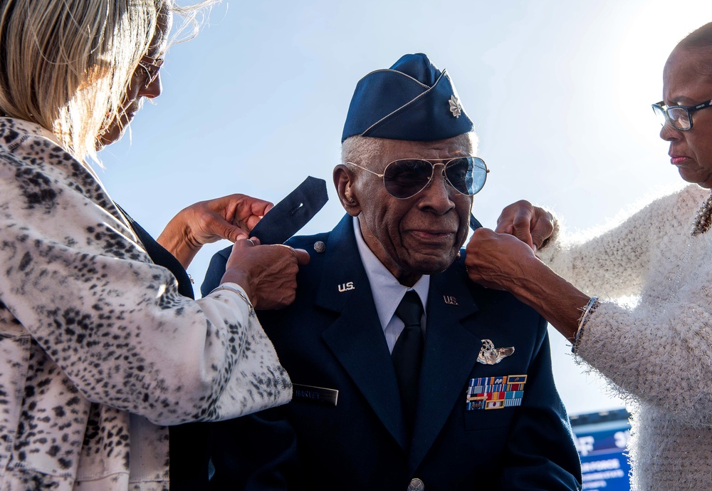 WWII airpower legend receives honorary promotion to colonel