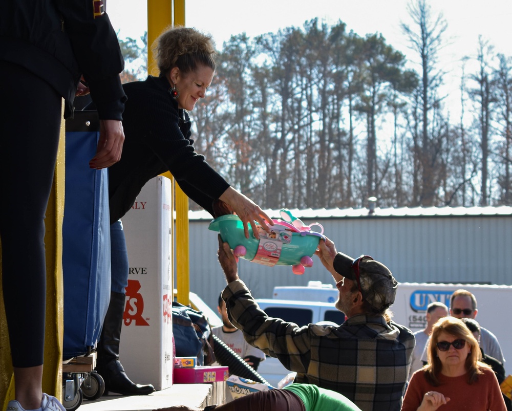 Fredericksburg Toys for Tots donation drive