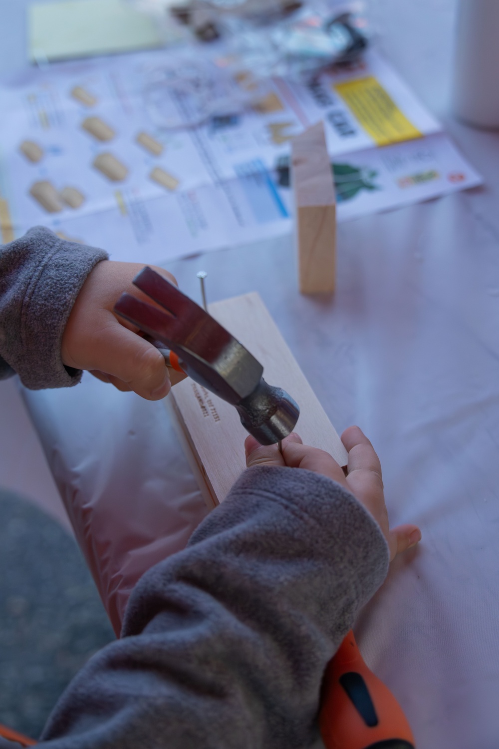 Camp Pendleton hosts toy building workshop for families