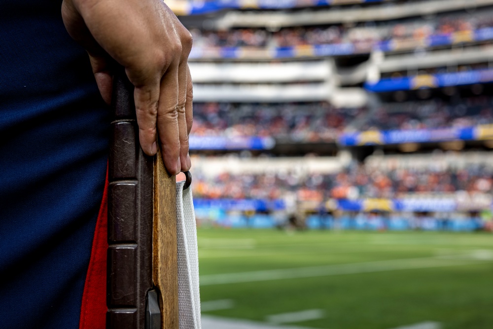 MCRD San Diego Color Guard Performs at SoFi Stadium