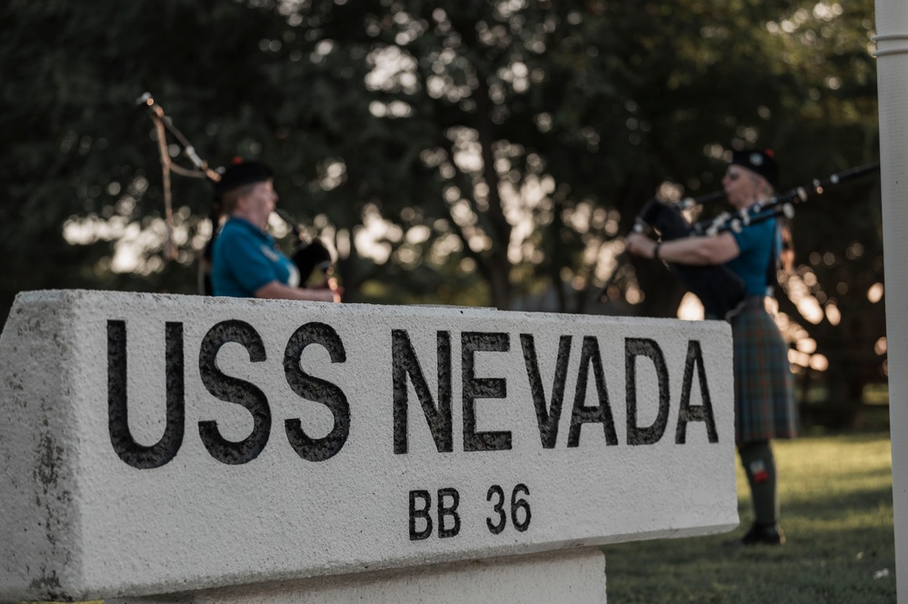 December 7th remembrance at USS Nevada memorial