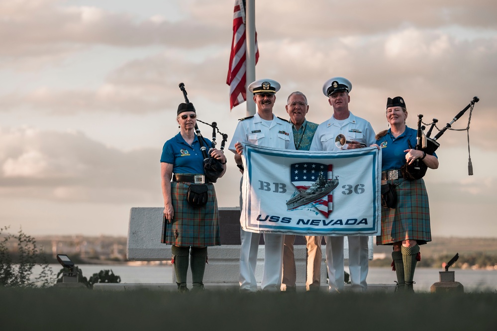 December 7th remembrance at USS Nevada memorial