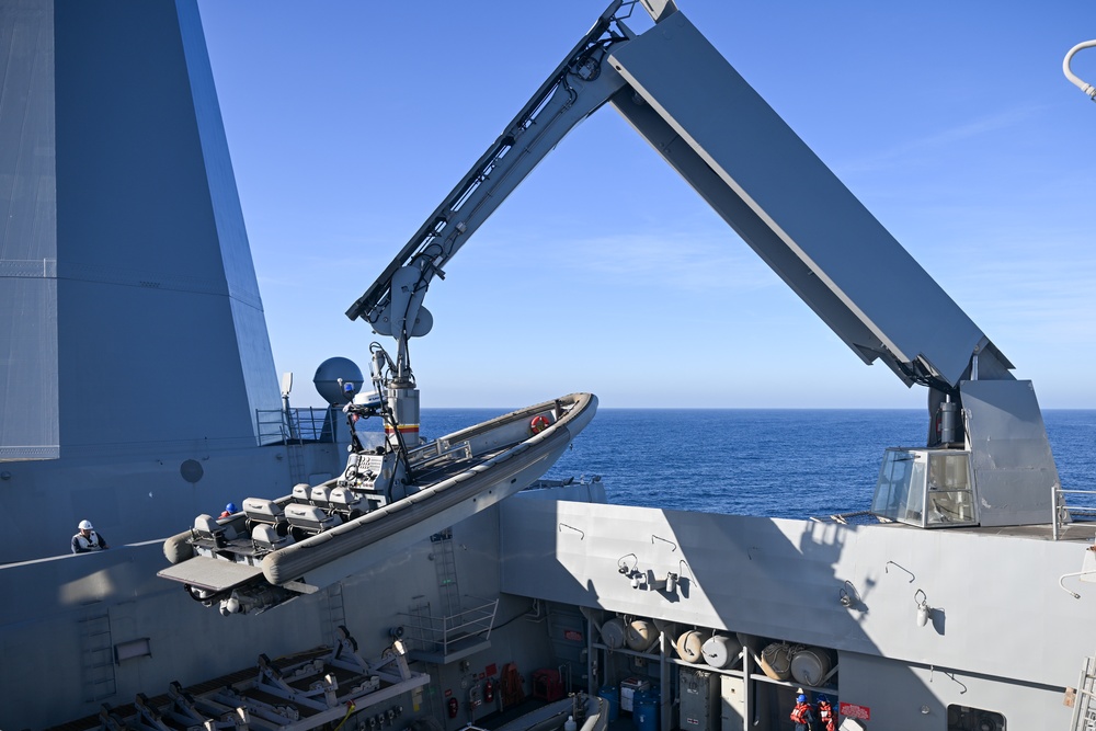 Crane Operations at Sea