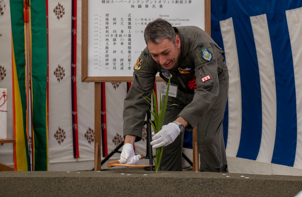 Yokota leaders participate in DoDEA facility groundbreaking ceremony