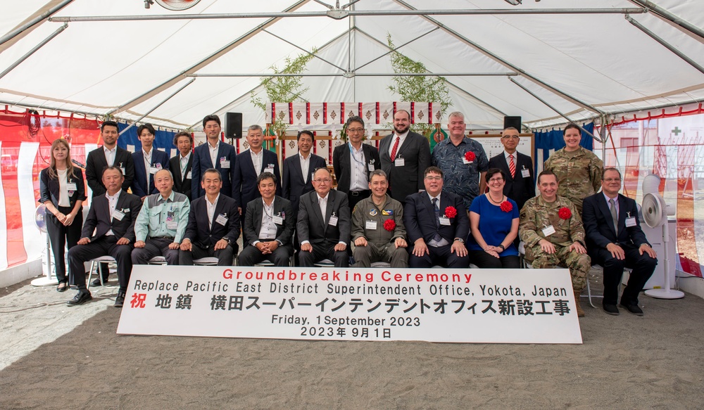 Yokota leaders participate in DoDEA facility groundbreaking ceremony