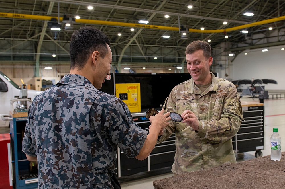 JASDF integrates with maintenance across Yokota