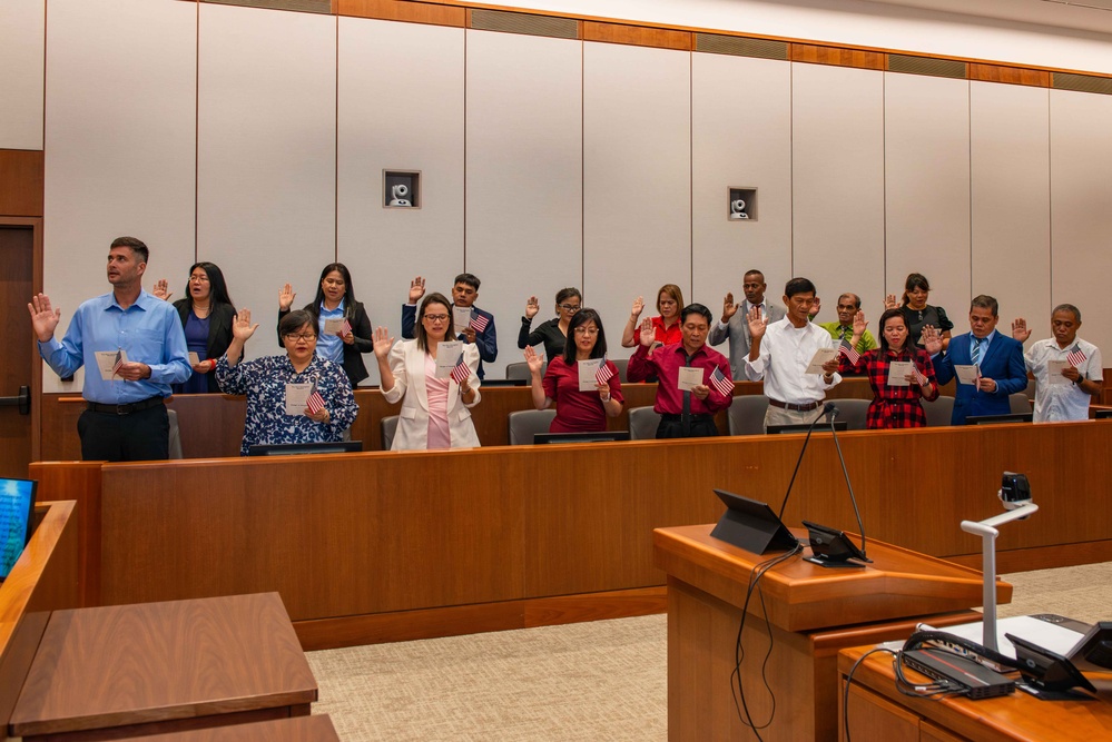 CJRM Attends Naturalization Ceremony in Saipan