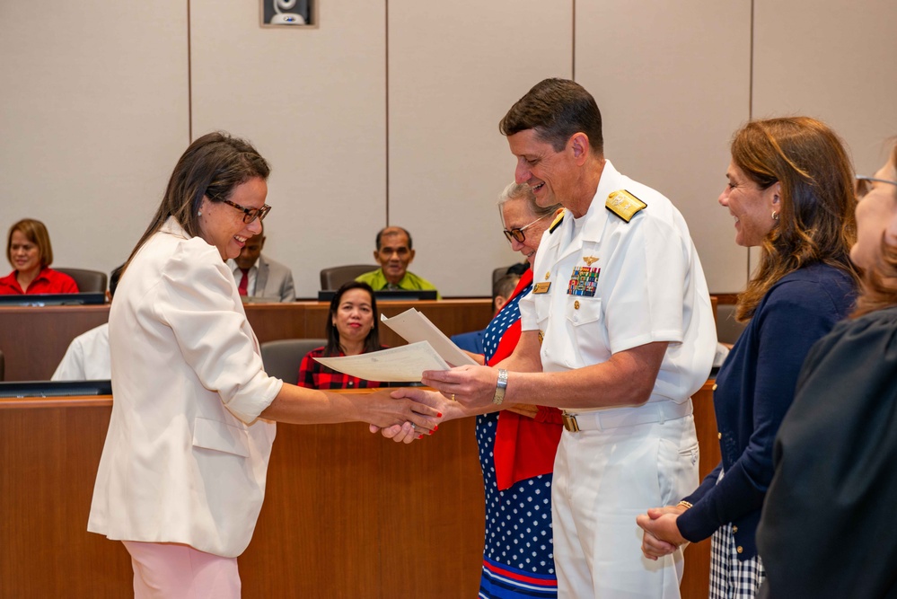 CJRM Attends Naturalization Ceremony in Saipan