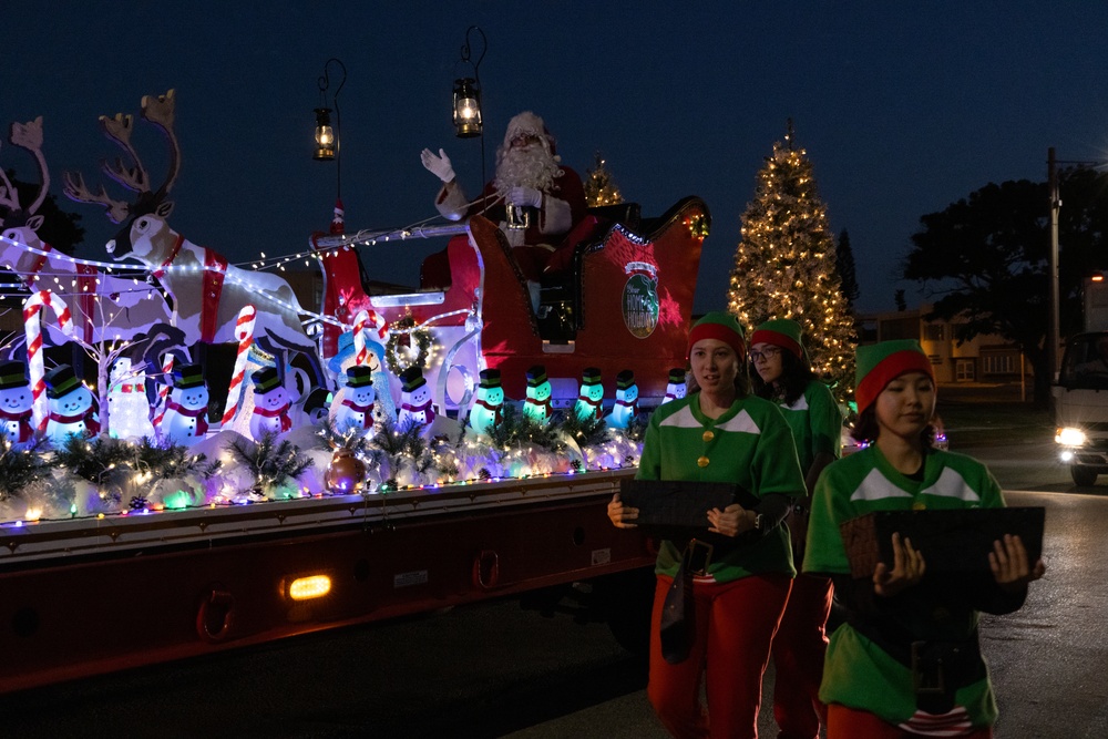 Christmas tree lighting brings holiday cheer to Camp Foster Community