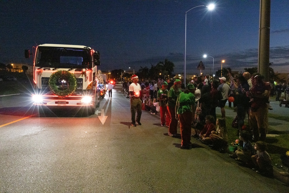 Christmas tree lighting brings holiday cheer to Camp Foster Community