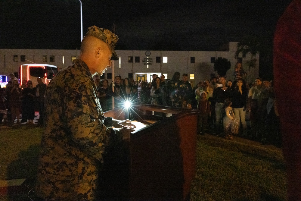 Christmas tree lighting brings holiday cheer to Camp Foster Community