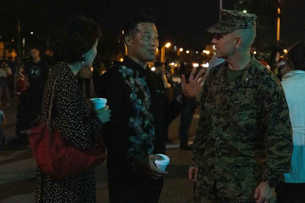 Christmas tree lighting brings holiday cheer to Camp Foster Community