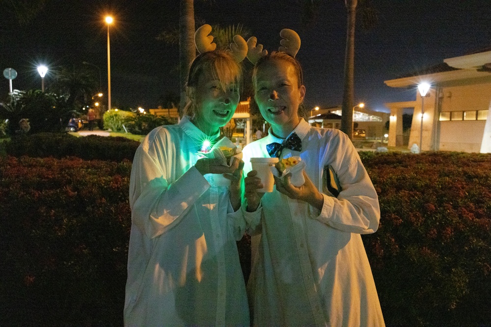 Christmas tree lighting brings holiday cheer to Camp Foster Community