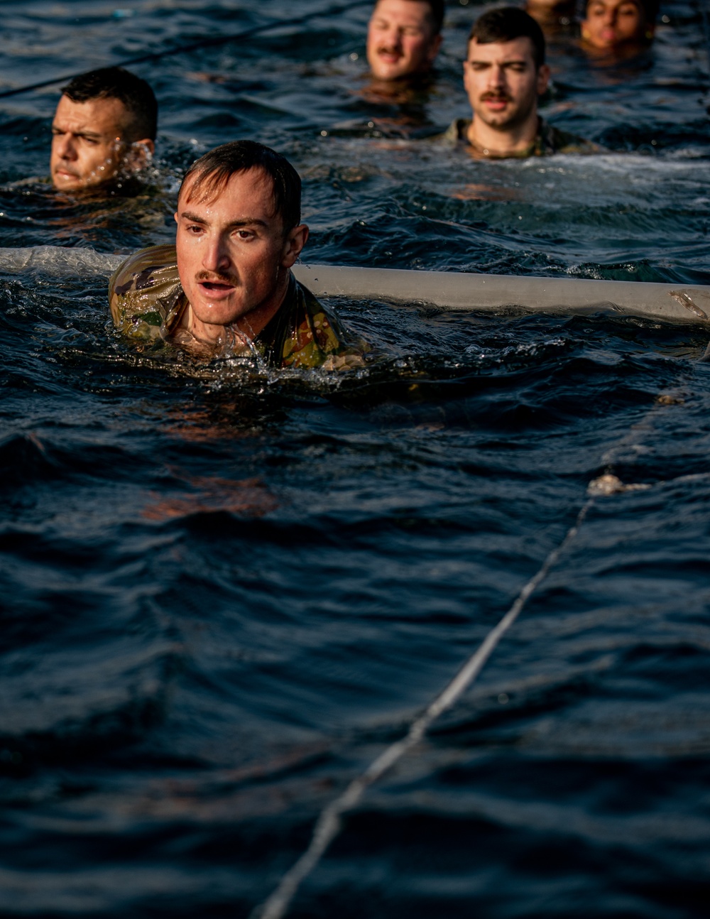 French Desert Commando Course 2023 - Water Obstacle Course