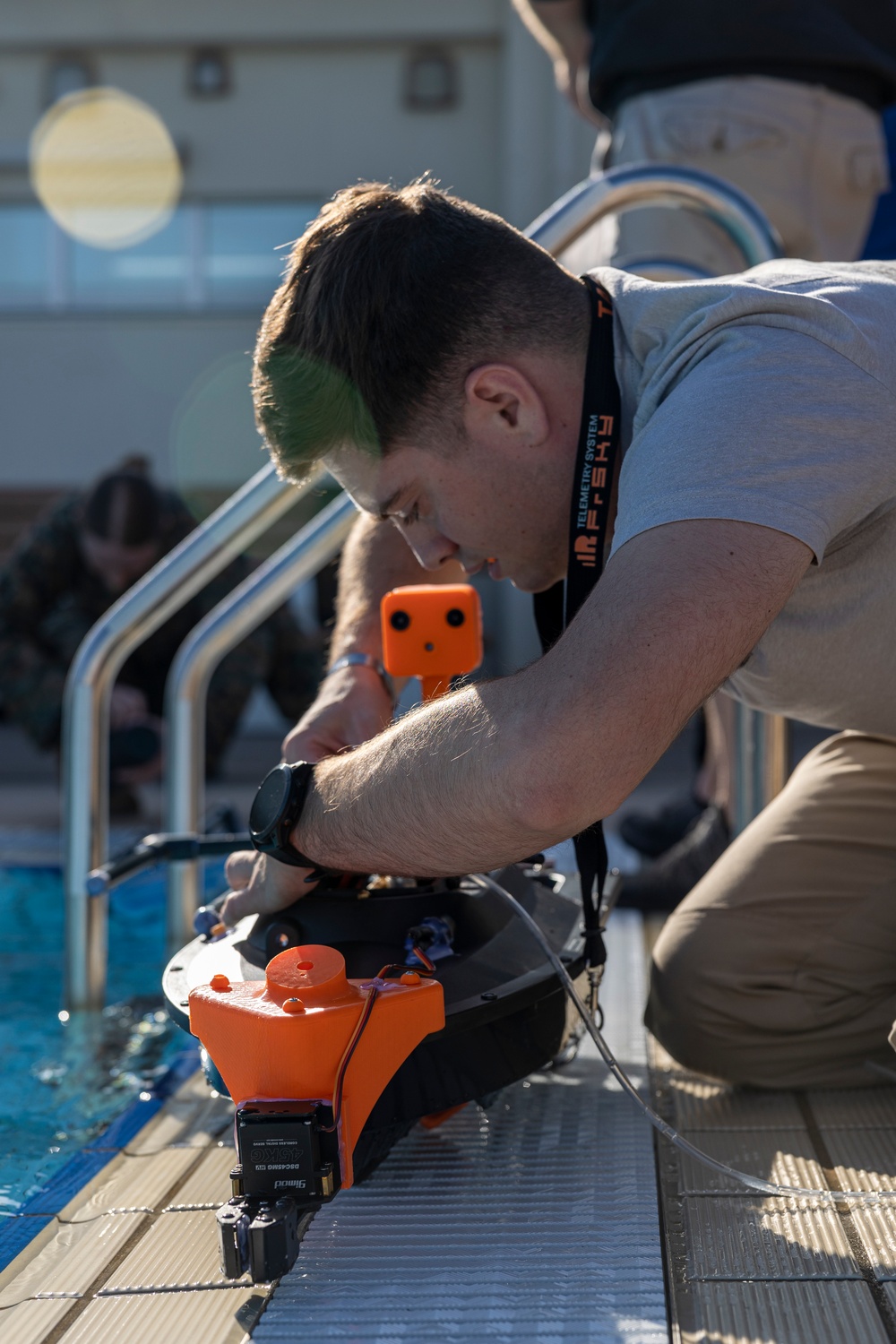 U.S.  Marines with III Marine Expeditionary Force Build Unmanned Service Vessels