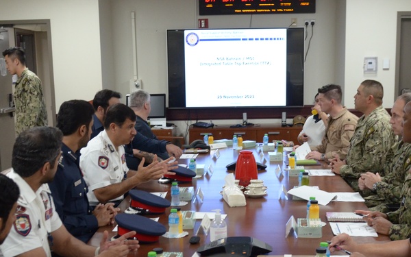 NSA Bahrain, Ministry of Interior Conduct Emergency Response Exercise