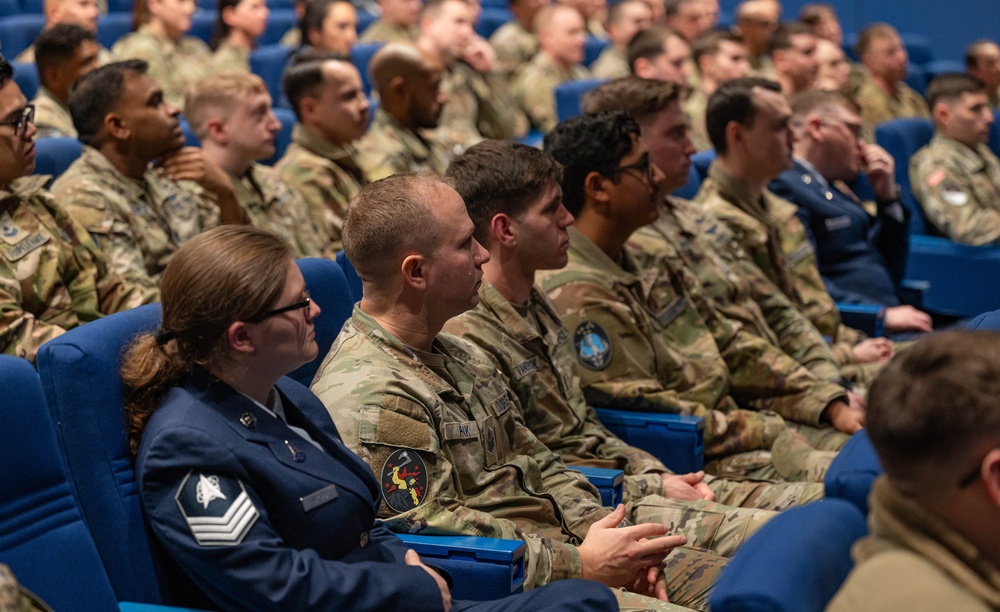 Chief of Space Operations attends guardian Townhall at Ramstein AB