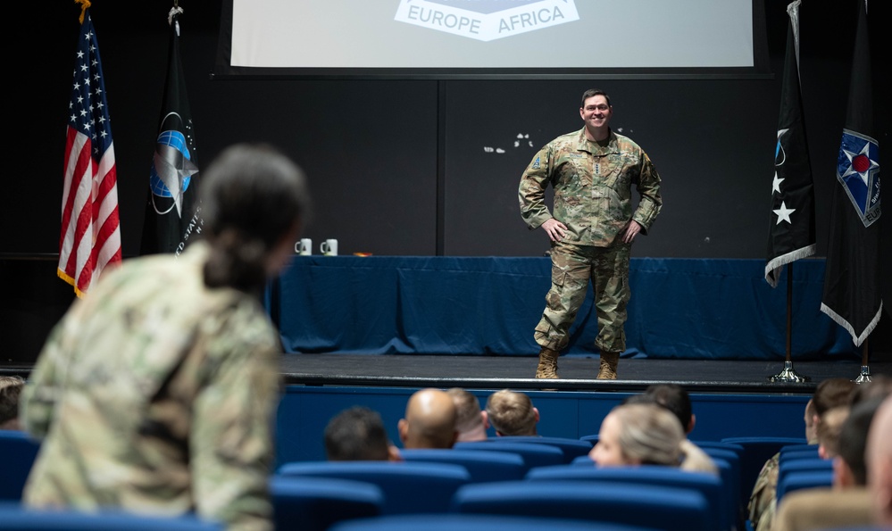 Chief of Space Operations attends guardian Townhall at Ramstein AB