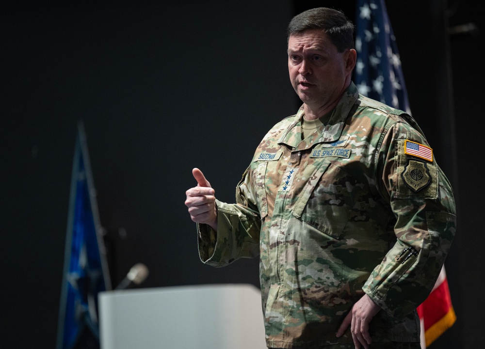 Chief of Space Operations attends Guardian Townhall at Ramstein AB