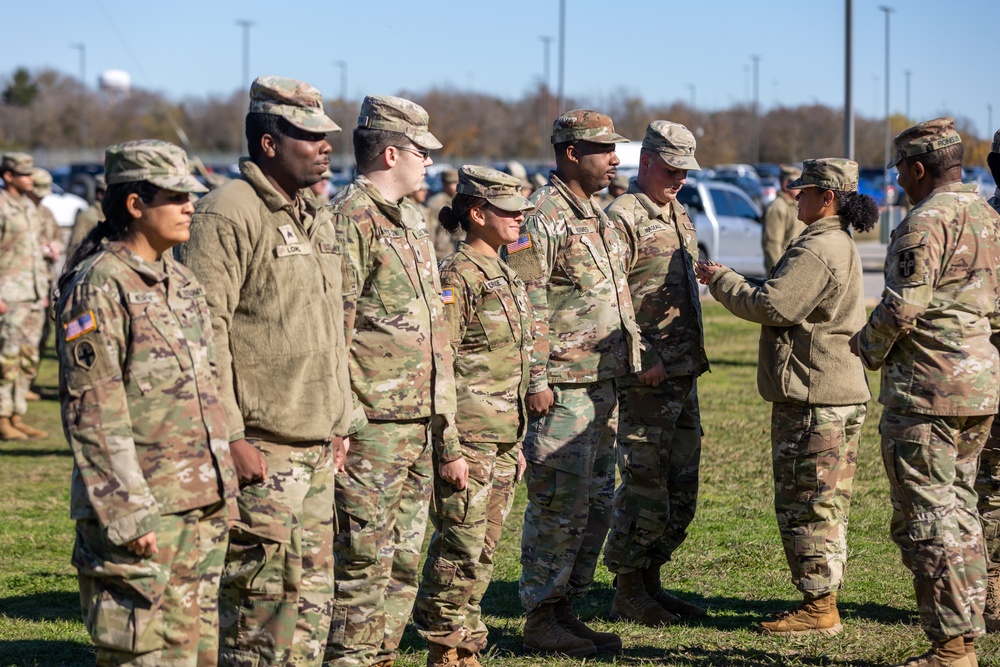 394 Field Hospital Promotes Specialists to Sergeants