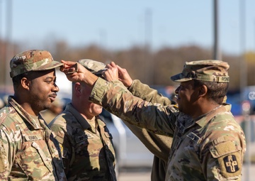 394 Field Hospital Promotes Specialists to Sergeants