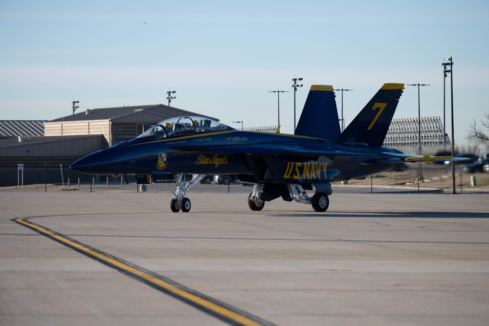 Blue Angels visit McConnell