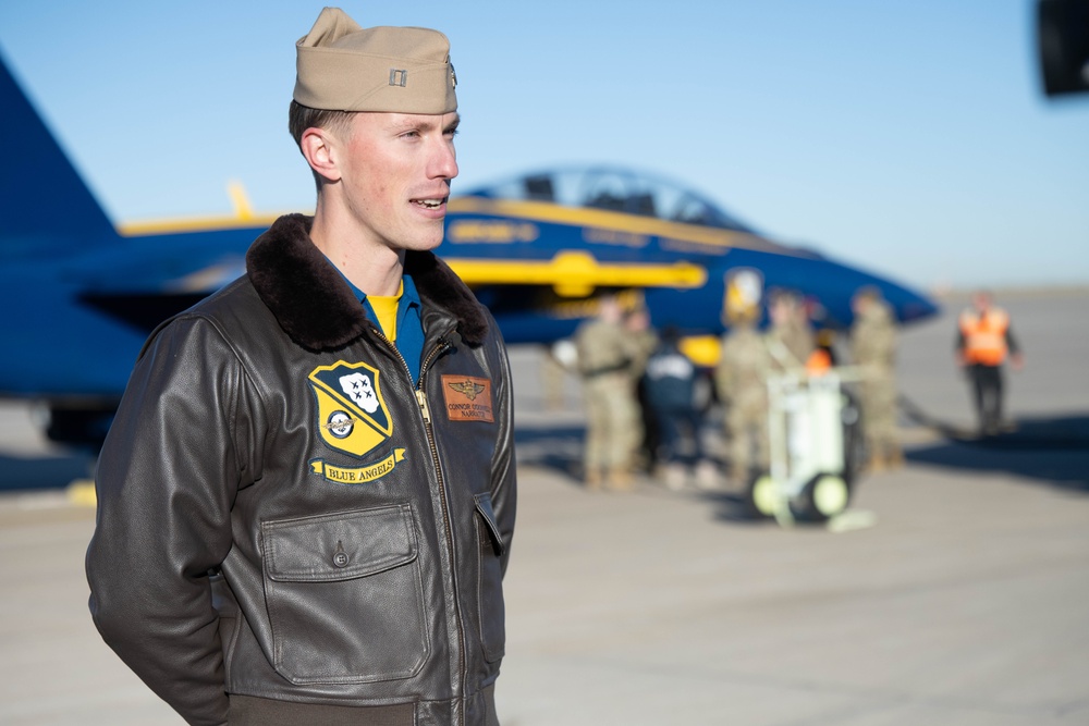 Blue Angels visit McConnell