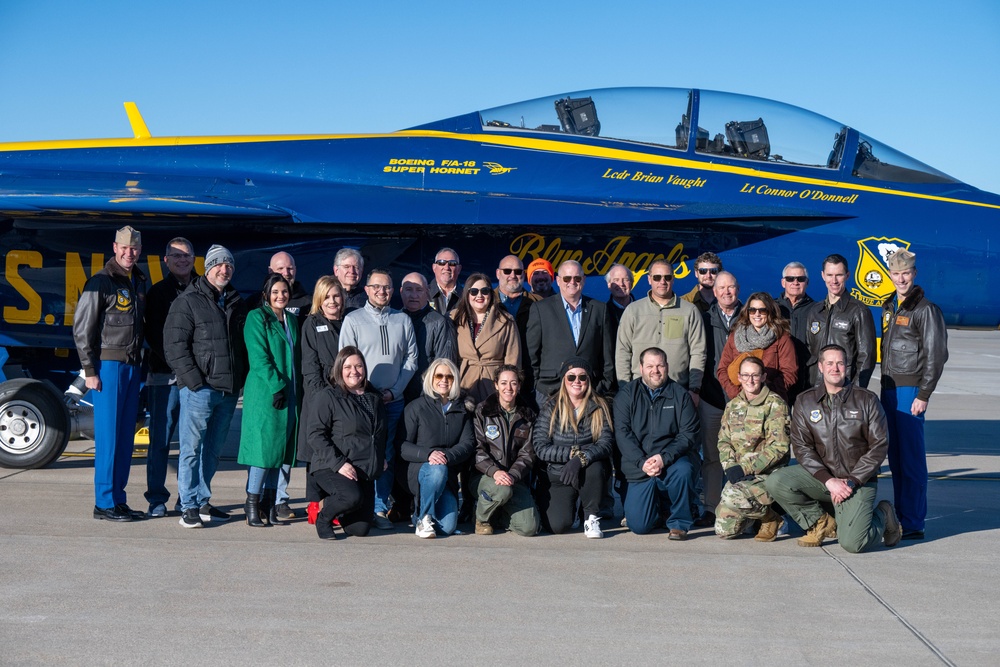 Blue Angels visit McConnell