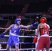 PV2 Sierra Martinez of the U.S. Army World Class Athlete Program competes in the U.S. Olympic Trials for Boxing