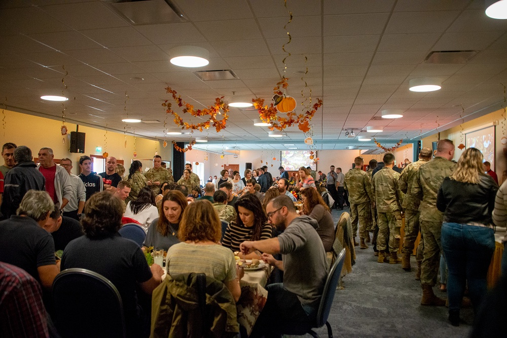 Thanksgiving Lunch at Lajes Field, Azores
