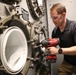 NSWC IHD engineer performs filter maintenance on the CBR filtration system