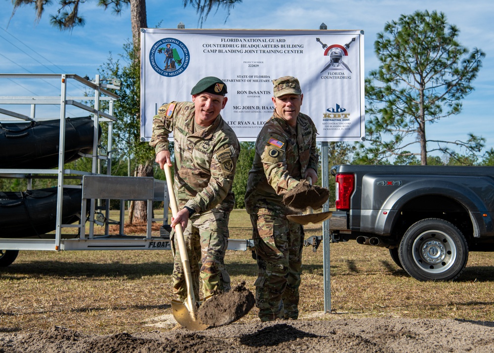 Counterdrug Ground Breaking Ceremony