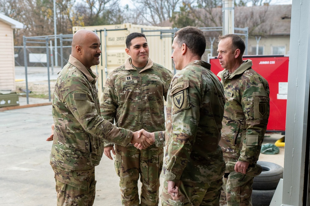 EUCOM senior leaders visit troops at Mihail Kogalniceanu Air Base