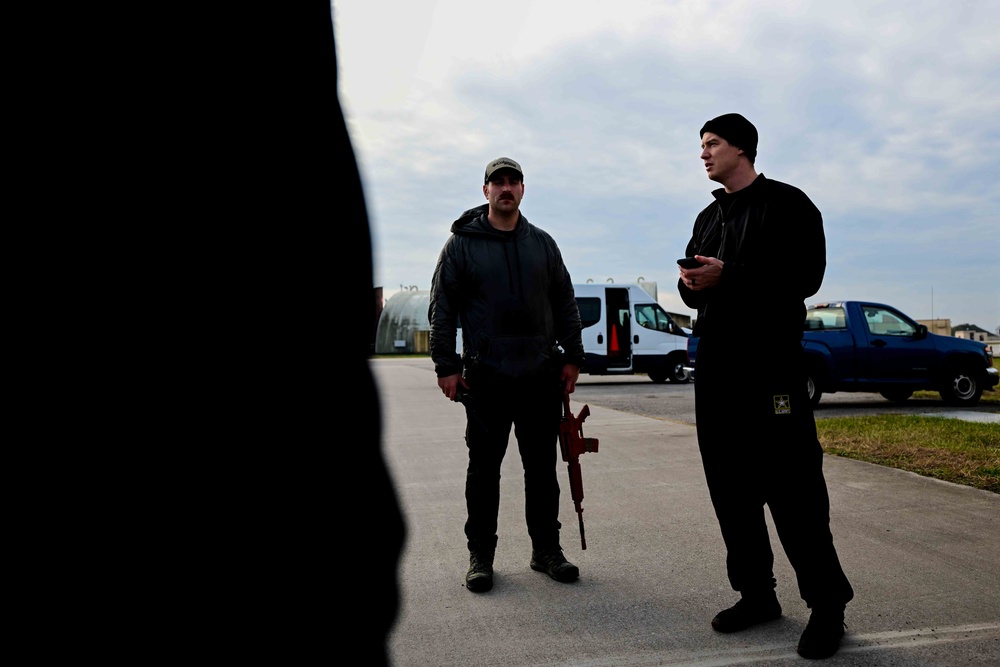 Exercise Fighting Wyvern: Simulated flight line attack