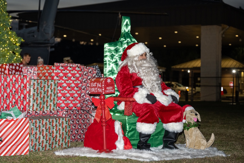 Hurlburt Field hosts annual tree lighting ceremony and winter wonderland 2023