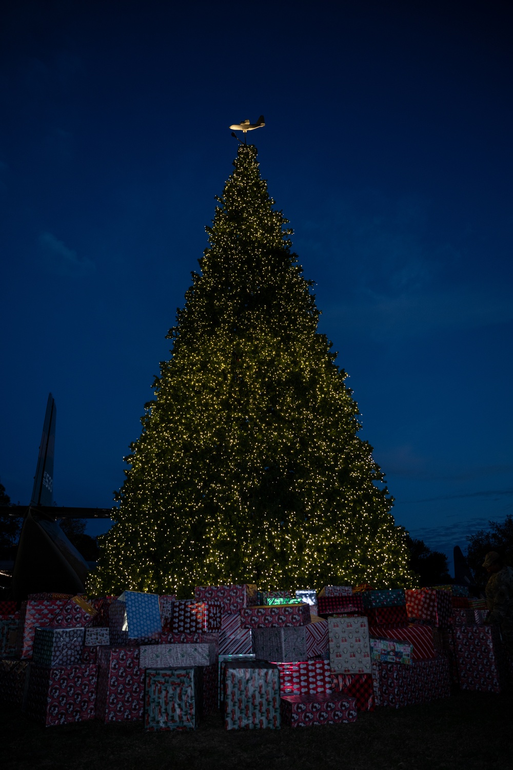 Hurlburt Field hosts annual tree lighting ceremony and winter wonderland 2023