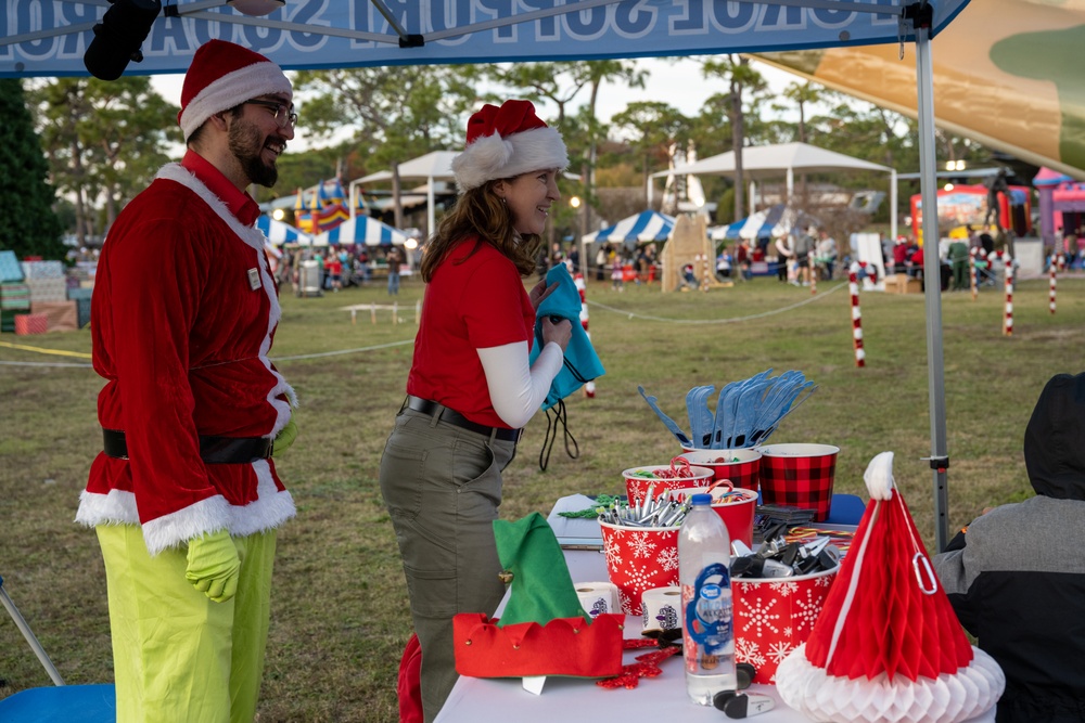 Hurlburt Field hosts annual tree lighting ceremony and winter wonderland 2023